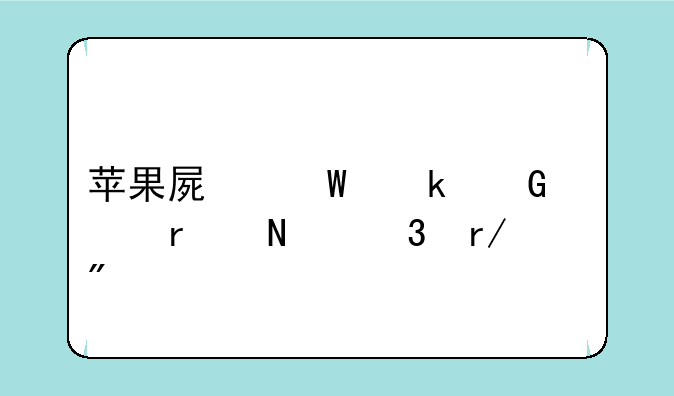 苹果屏幕多少寸在哪里看到